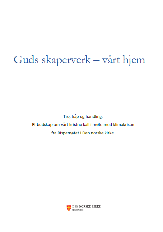 Guds skaperverk - vårt hjem