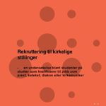 Rapport om rekruttering